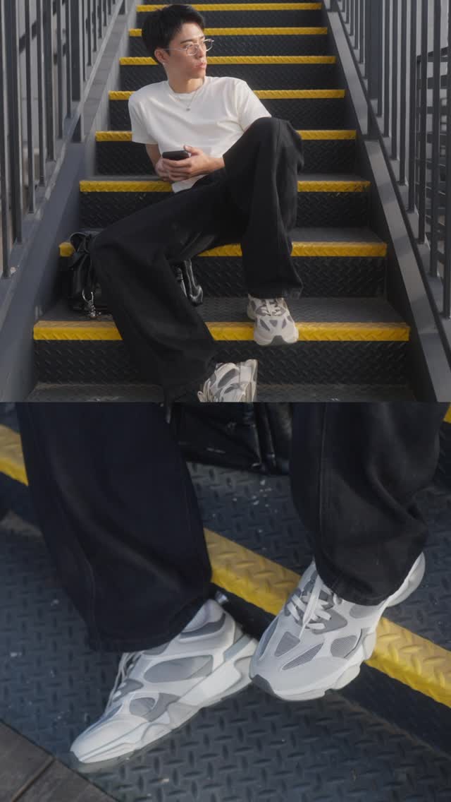 Instagram post by @andyyyen for Kenneth Cole. Caption reads: exploring the city one step at a time in the Alder....