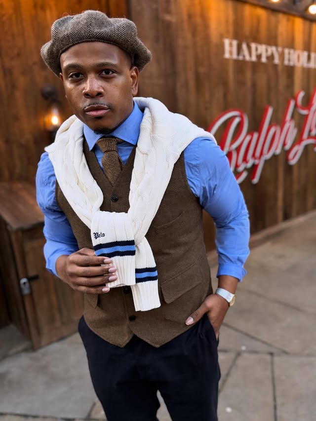 Instagram post by @brianjordanjr for Ralph Lauren. Caption reads: [...] hop across the pond and check out The Ralph....