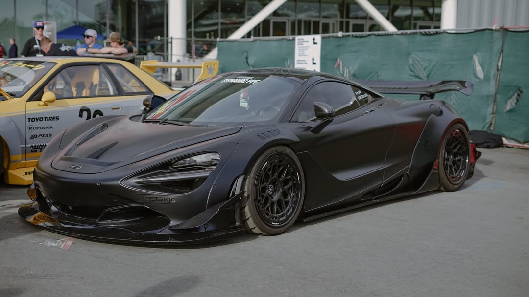 Instagram post by @bycondolence for McLaren. Caption reads: [...] #libertywalk #lbworks
#jdmstyle....