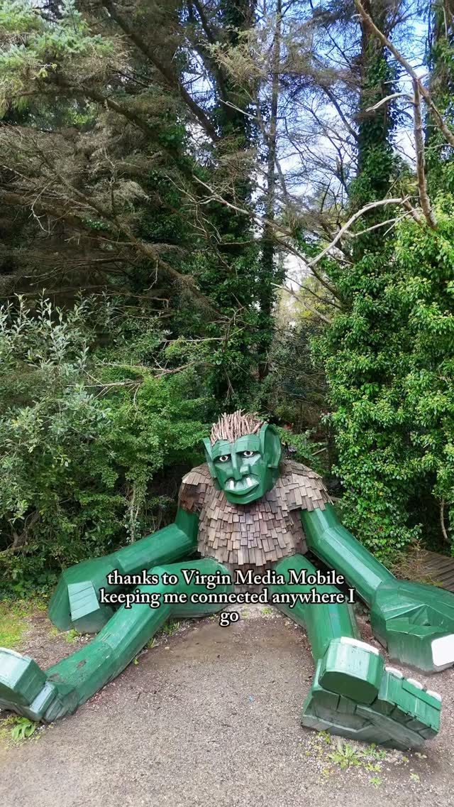 Instagram post by @explorewithcriostoir for Virgin Media Ireland. Caption reads: [...] Ireland’s Unlimited Wonders with....