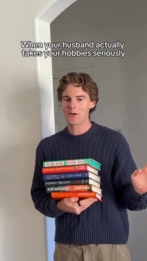 Instagram post by @mayaandhunter for Amazon Books. Caption reads: Take the Amazon Editors’ Best Books of the Year....