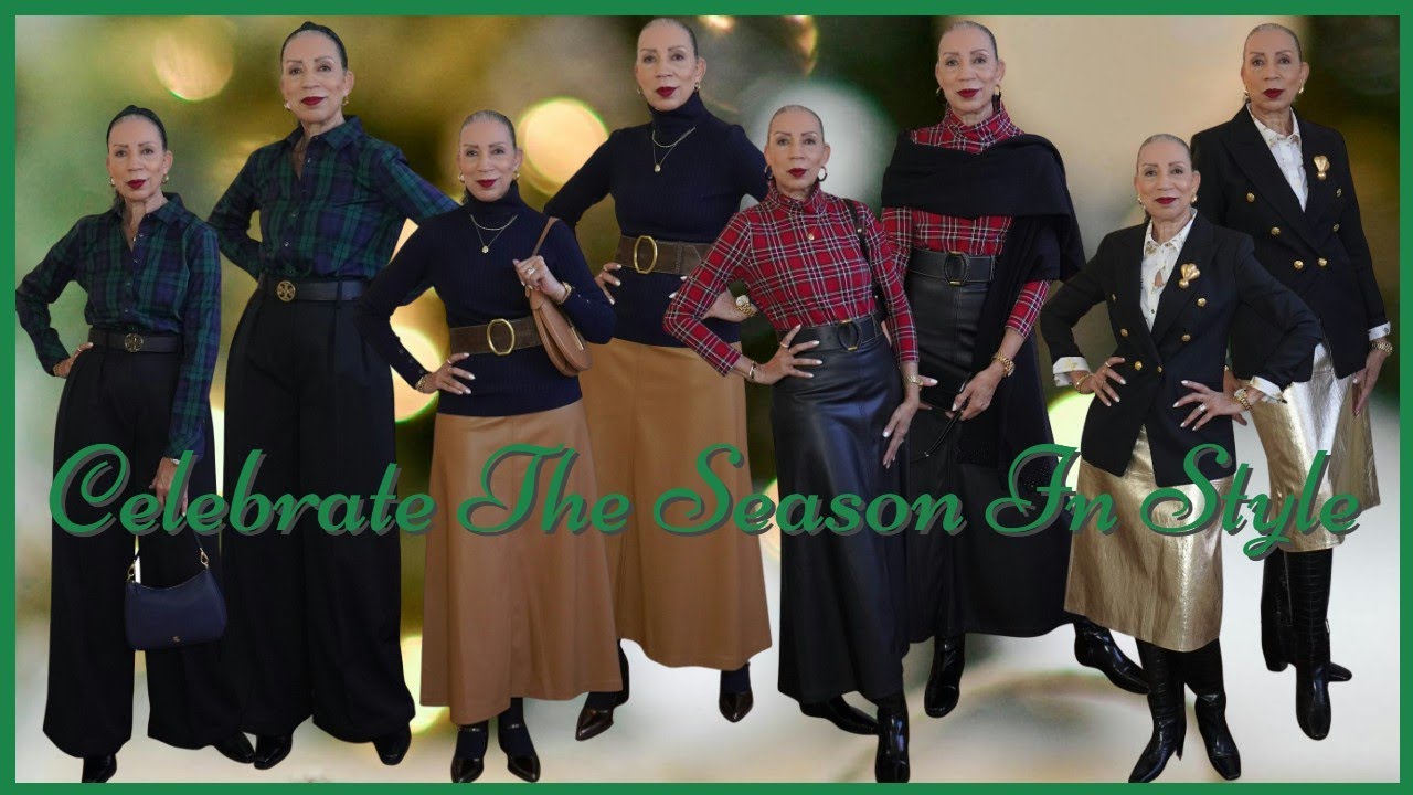 YouTube post by @DebraBerry for Dermelect. Caption reads: New December Finds That Will Change Your Wardrobe.