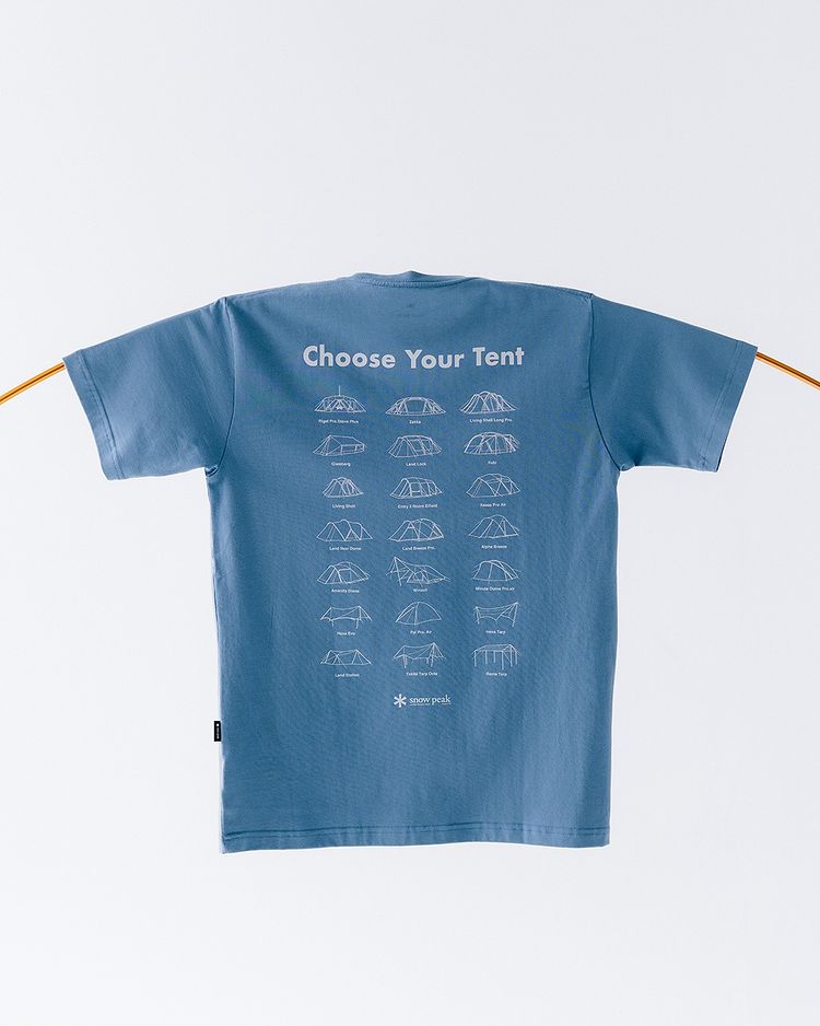 Instagram post by @outsiders.store for Snow Peak. Caption reads: A limited high season collection from....