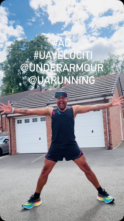 Instagram post by @walter_simba007 for Under Armour Run. Caption reads: #ad @underarmour @uarunning Race day. Nerves high.....