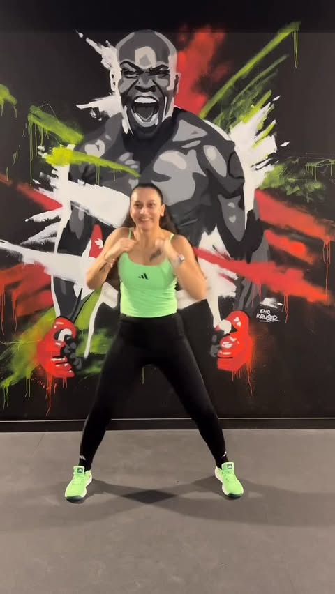 Instagram post by @sylvielongpro for LES MILLS. Caption reads: [...] When the coach says 😅 #humour....