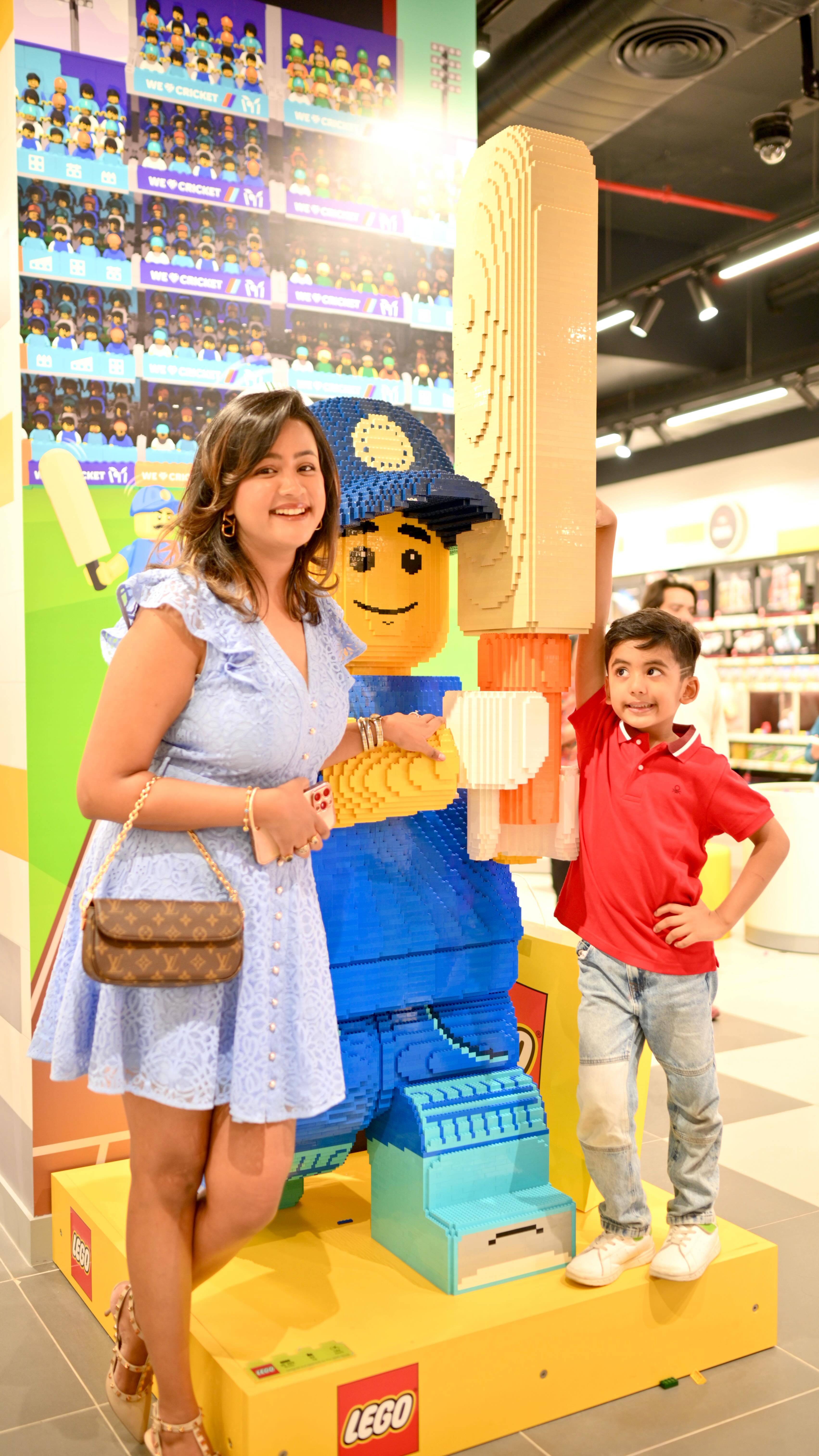 Instagram post by @mithimishraofficial for LEGO. Caption reads: India’s first-ever LEGO®️ Certified Store is here....