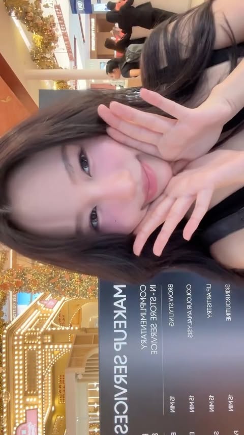 Instagram post by @prupattypeach for M·A·C Cosmetics Thailand Market. Caption reads: 🖤MAC Powder Kiss🖤 so, so soft & cute on the....
