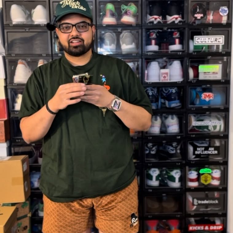 Instagram post by @shubidoobydoo1 for The Container Store. Caption reads: #ad Do you have a card collection that you want to....