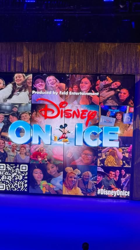 Instagram post by @therideview for Disney On Ice. Caption reads: Ursula is ready to make a splash in Disney On Ice!....