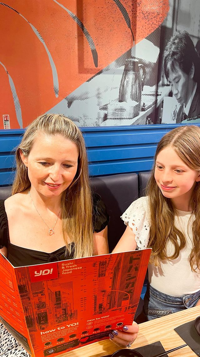 Instagram post by an influencer for YO! Sushi. Caption reads: @yosushi - Yo! Sushi- Kids Eat Free! AD [...].