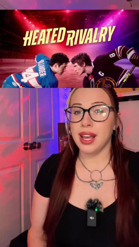 Instagram post by @rae_spirits for Max. Caption reads: [...] Way For Heated Rivalry 🏒 📺 Watch on HBO....