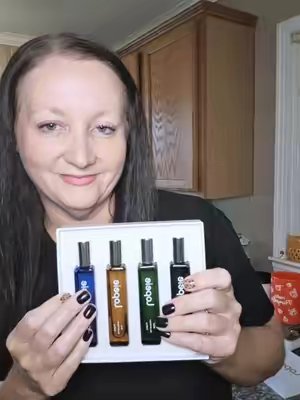 TikTok post by @bamabrandy98 for Lopeie. Caption reads: @Lopeieofficial Travel size, amazing scents, the....