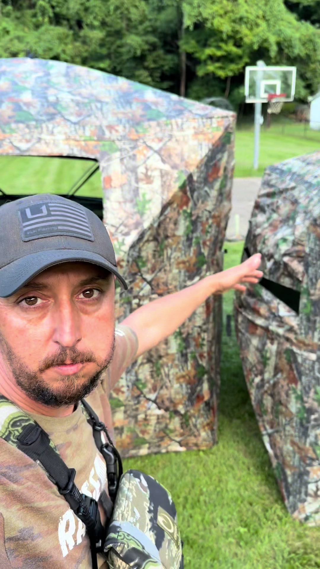 TikTok post by @chewbird_wv for TideWe. Caption reads: [...] on the internet!! #groundblindhunting....