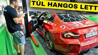YouTube post by @OliverAmon93 for carVertical. Caption reads: Nyitott rendszer, 650 lóerő - túl sok lett!.
