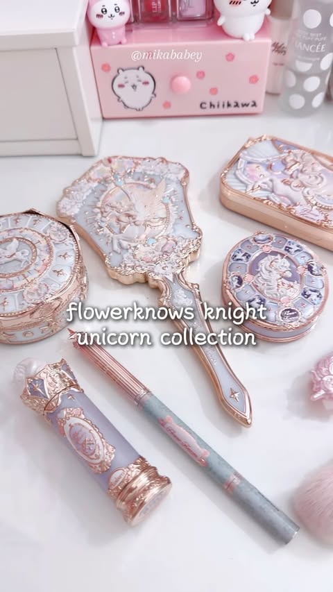 Instagram post by @mikababeyy for Flower Knows Cosmetics. Caption reads: thank you so much @flowerknows_global for sending....