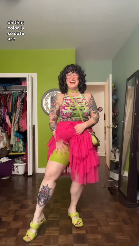 Instagram post by @subversivesocialite for Snag. Caption reads: SUMMER COMFORT HACK LOADING !! @snagtights’s ‘chub....