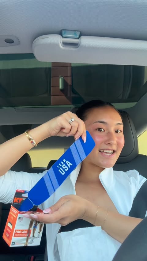 Instagram post by @alixtruong for KT Tape. Caption reads: [...] this month, ordered me some @kttape X....