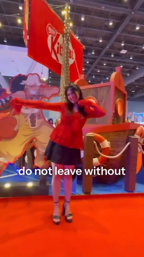 Instagram post by @rrrriddhiiii for KITKAT. Caption reads: Comicon was fun but the KitKat Ship was the Main....