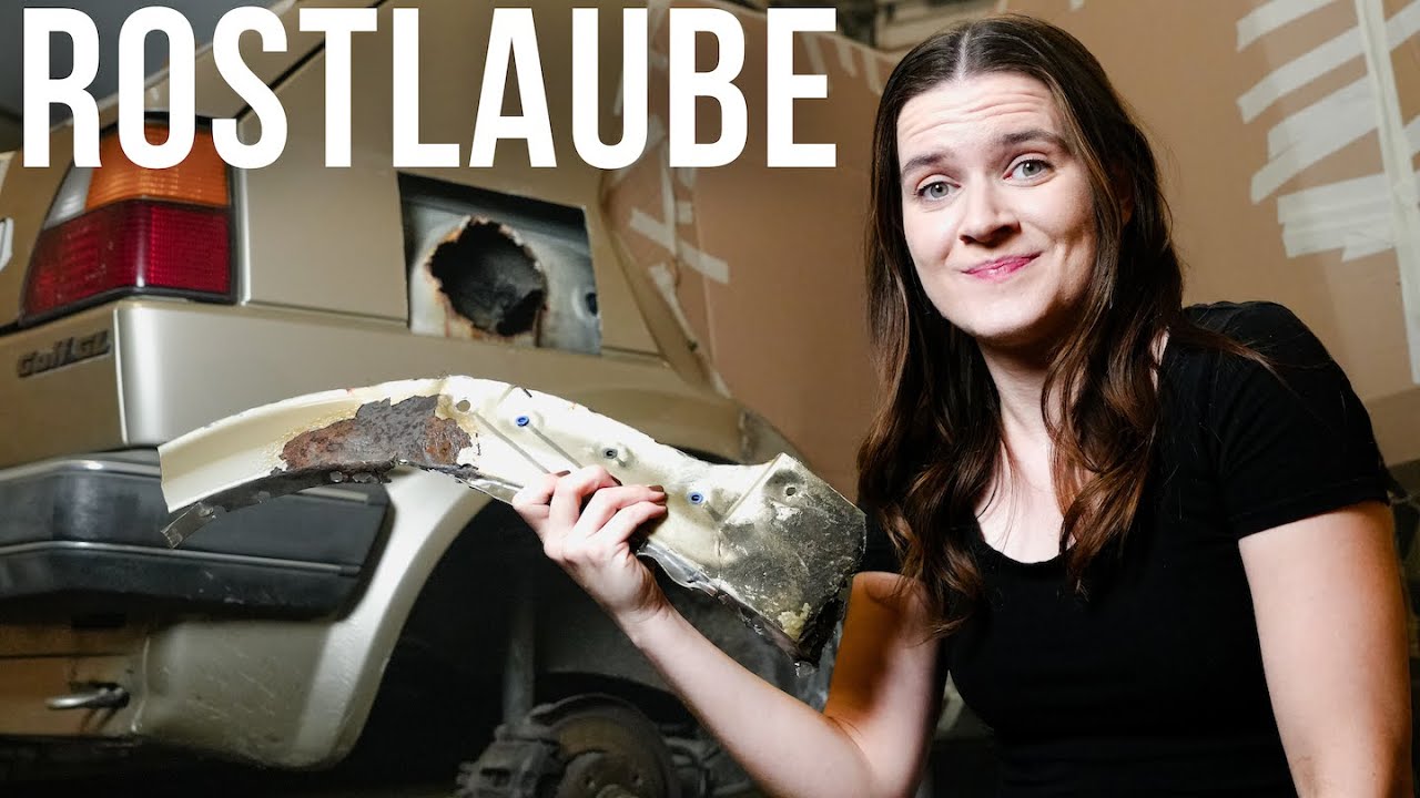 YouTube post by @thisoldtruck for mymuesli. Caption reads: Our MICRO CAMPER is nerve-wracking….