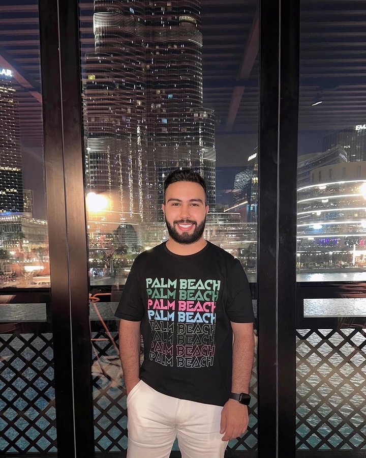 Instagram post by @h5eif for Burj Khalifa by Emaar. Caption reads: Take a step back today. Look at all those....