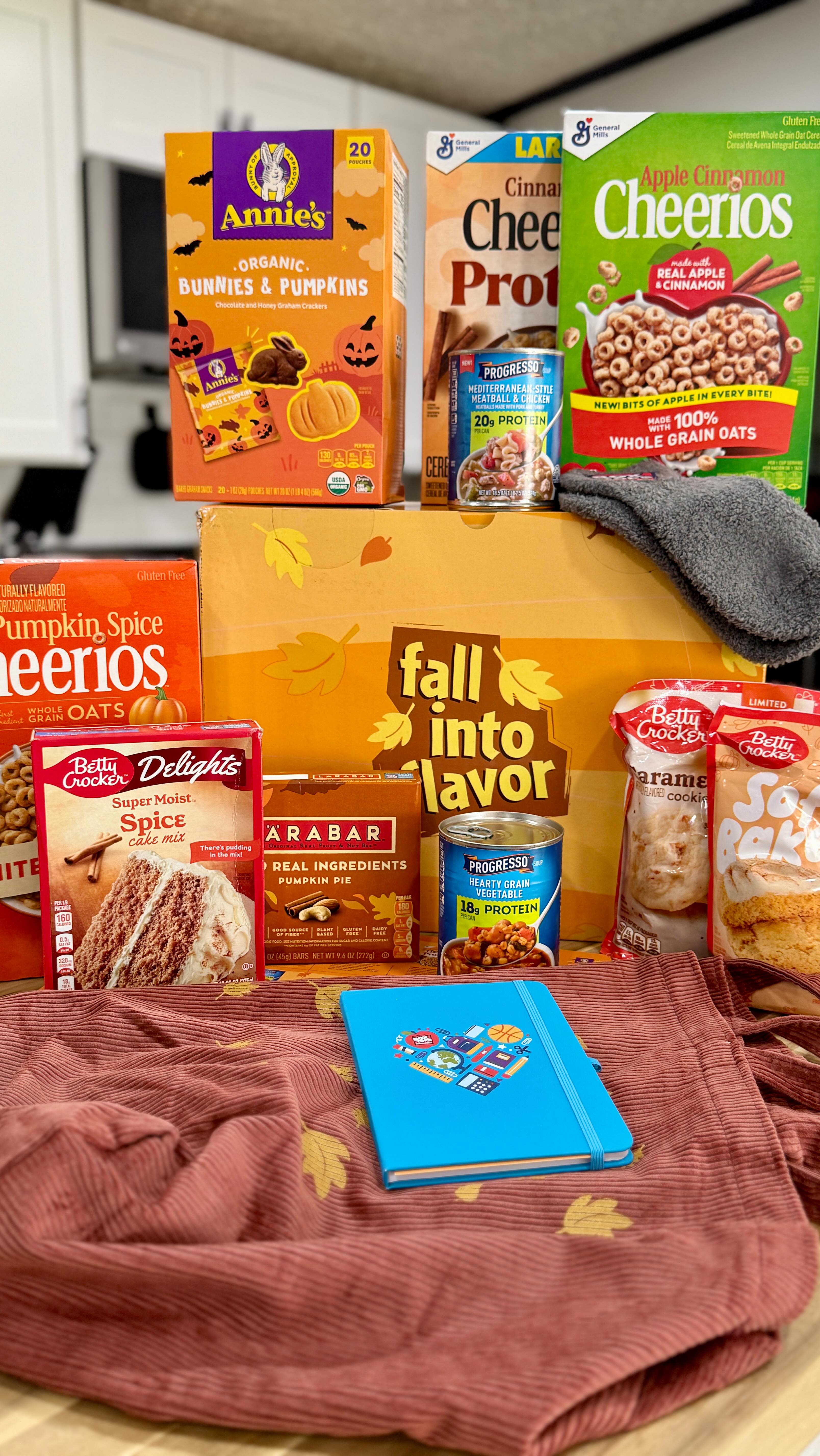 Instagram post by @shelly_and_madisyn for General Mills. Caption reads: Thank you, @generalmills, for the ultimate fall....