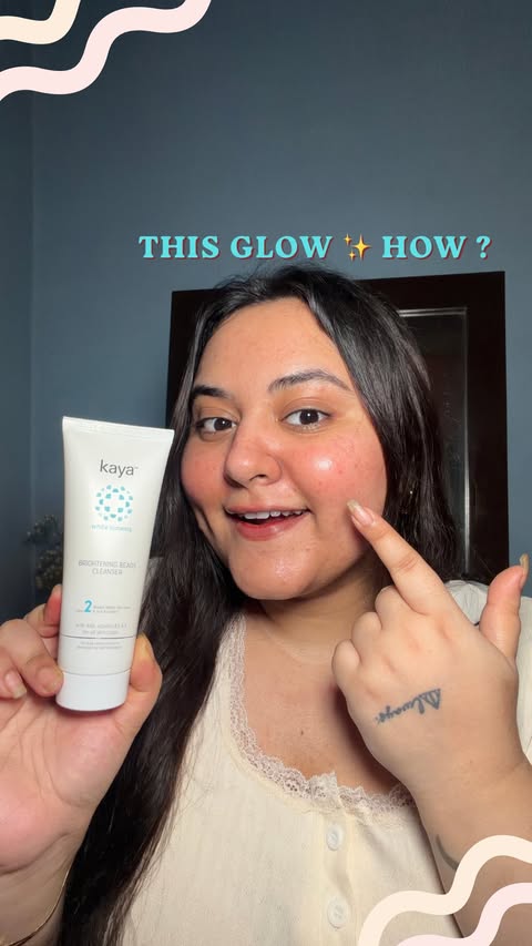 Instagram post by @gargi_gangopadhyay for Kaya Science. Caption reads: i have been loving this @kayascience Brightening....
