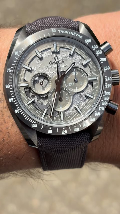 Instagram post by @sonofawatch for OMEGA. Caption reads: [...] to spend some time with the new @omega....