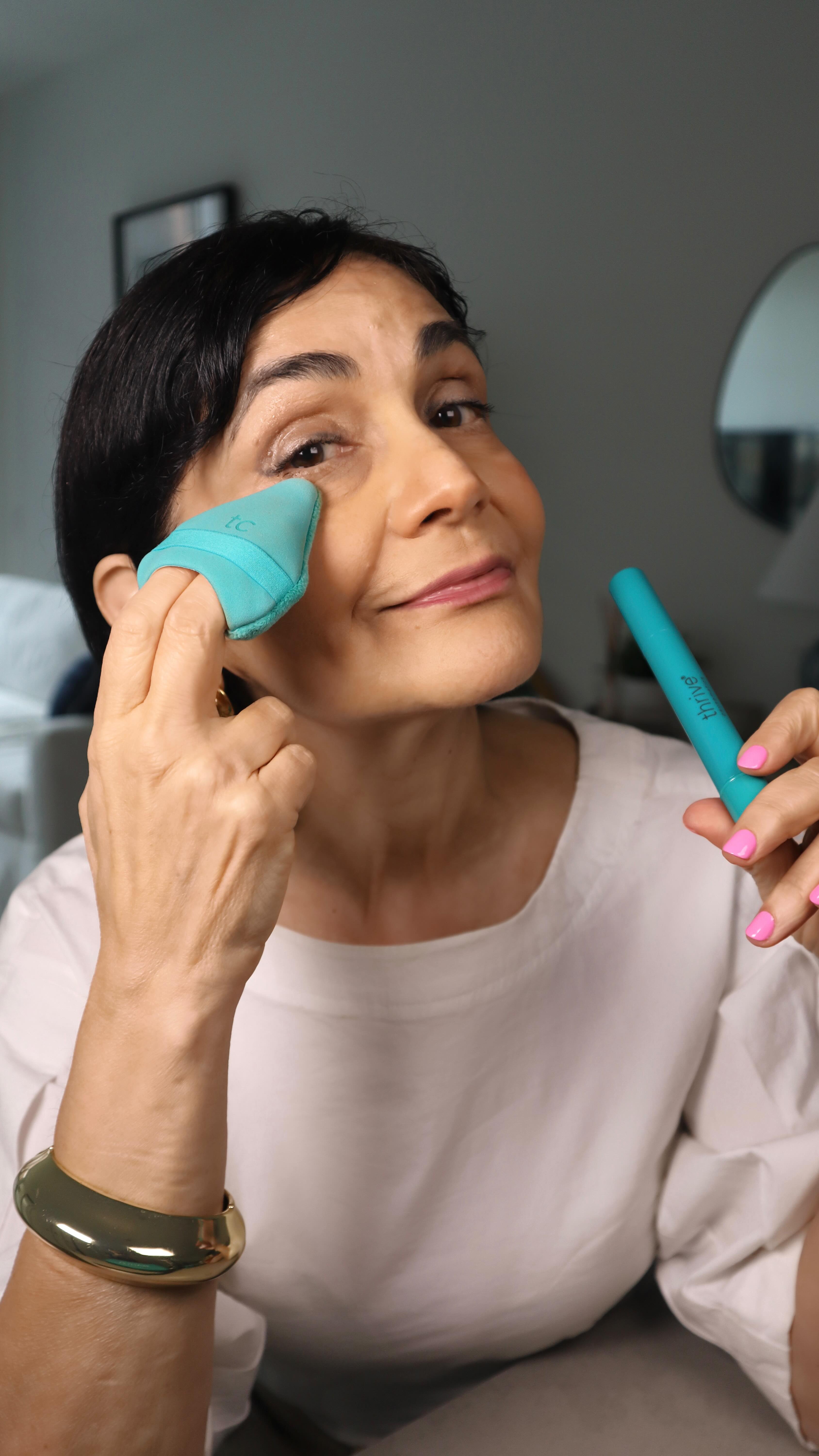 Instagram post by @la_maitressefrancaise for Thrive Causemetics. Caption reads: I’m always looking for something to hide my dark....