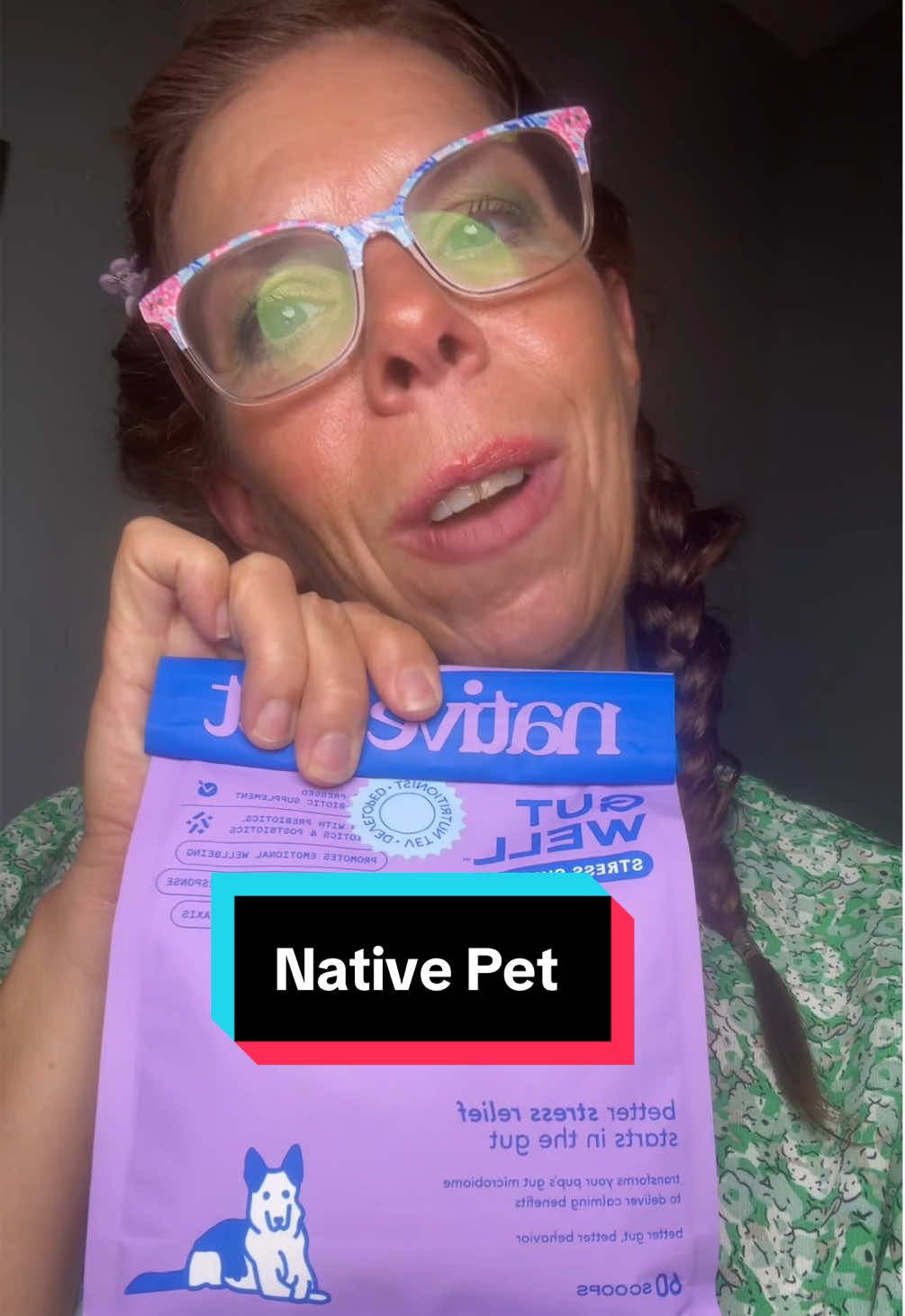 TikTok post by @jess.3054 for Native Pet. Caption reads: Native pet if you been having questions [...].