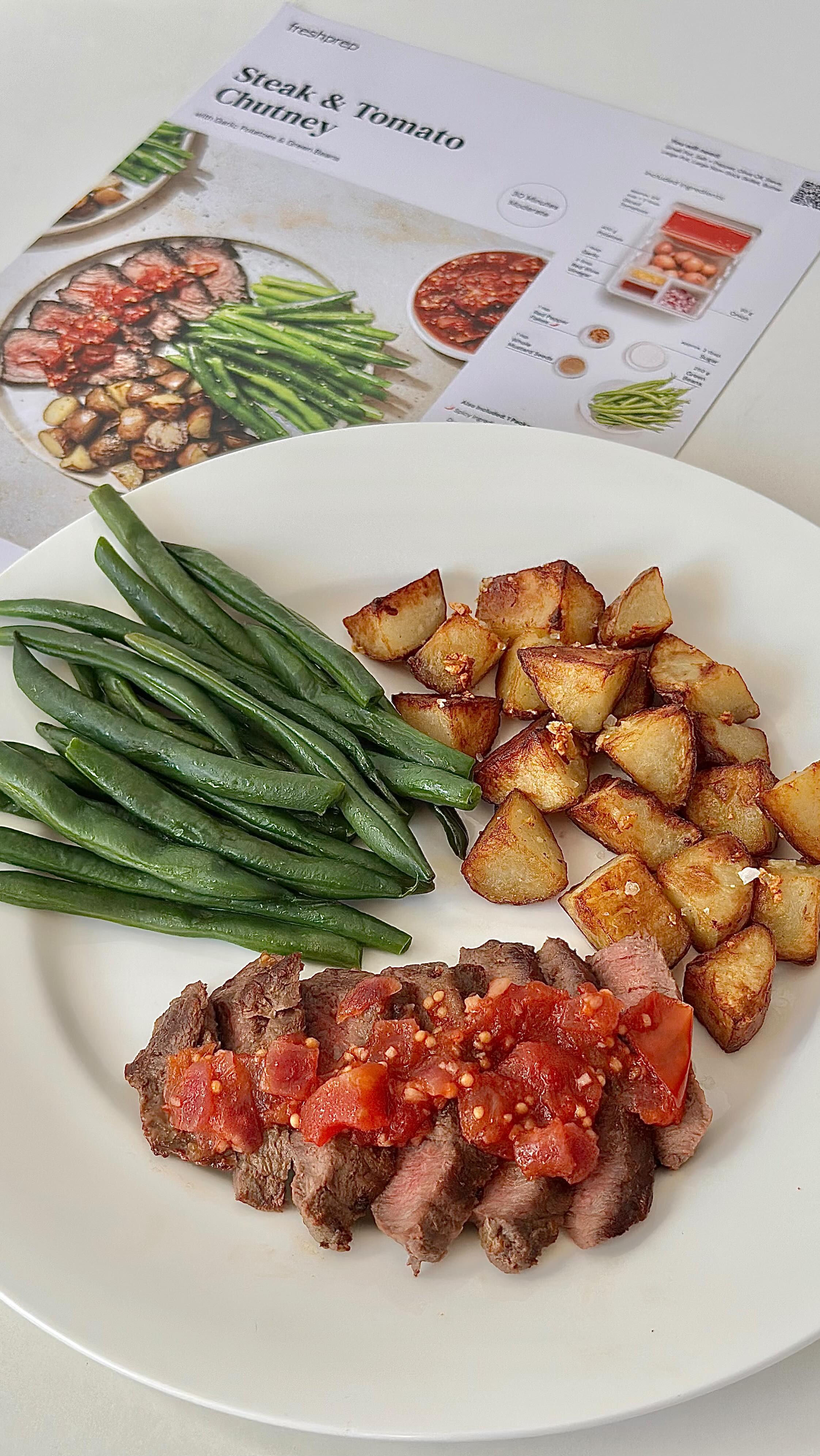 Instagram post by @ashleylamego for Fresh Prep. Caption reads: On those hectic work days when I can’t even think....