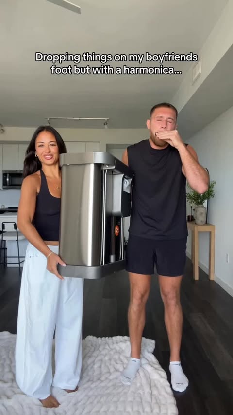 Instagram post by @calebnandrea for Vita Coco. Caption reads: [...] facial expressions were everything 😭....