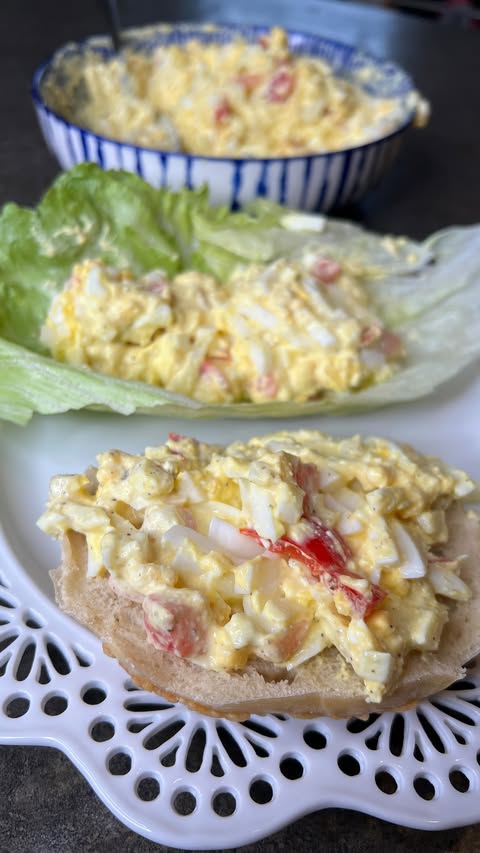 Instagram post by @bellylaughliving for Incredible Egg. Caption reads: [...] and cottage cheese sauce Enjoy....