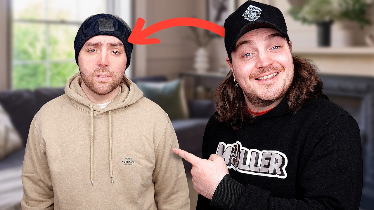 YouTube post by @DenRigtigeMoller for EHS Shopping. Caption reads: I dag interviewer jeg Guldborgs Hemmelige Bror!....