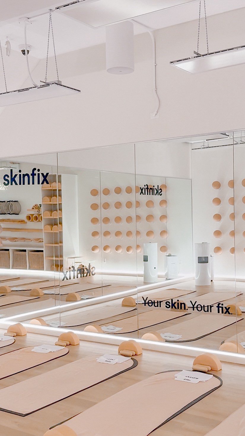 Instagram post by @fuzehouse for Skinfix. Caption reads: NYC! Come sweat, then hydrate. 💦

We’ve partnered....