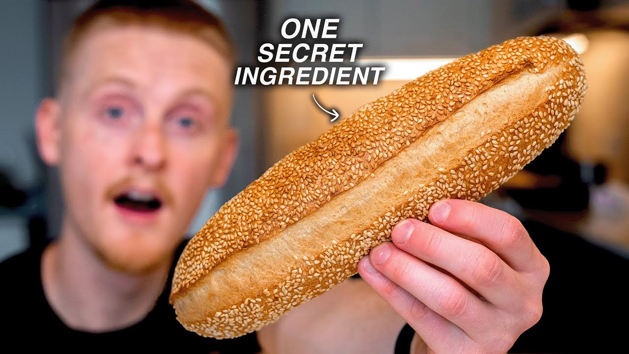 YouTube post by @CharlieAndersonCooking for Baking Steel. Caption reads: How I Made the PERFECT Cheesesteak Roll.