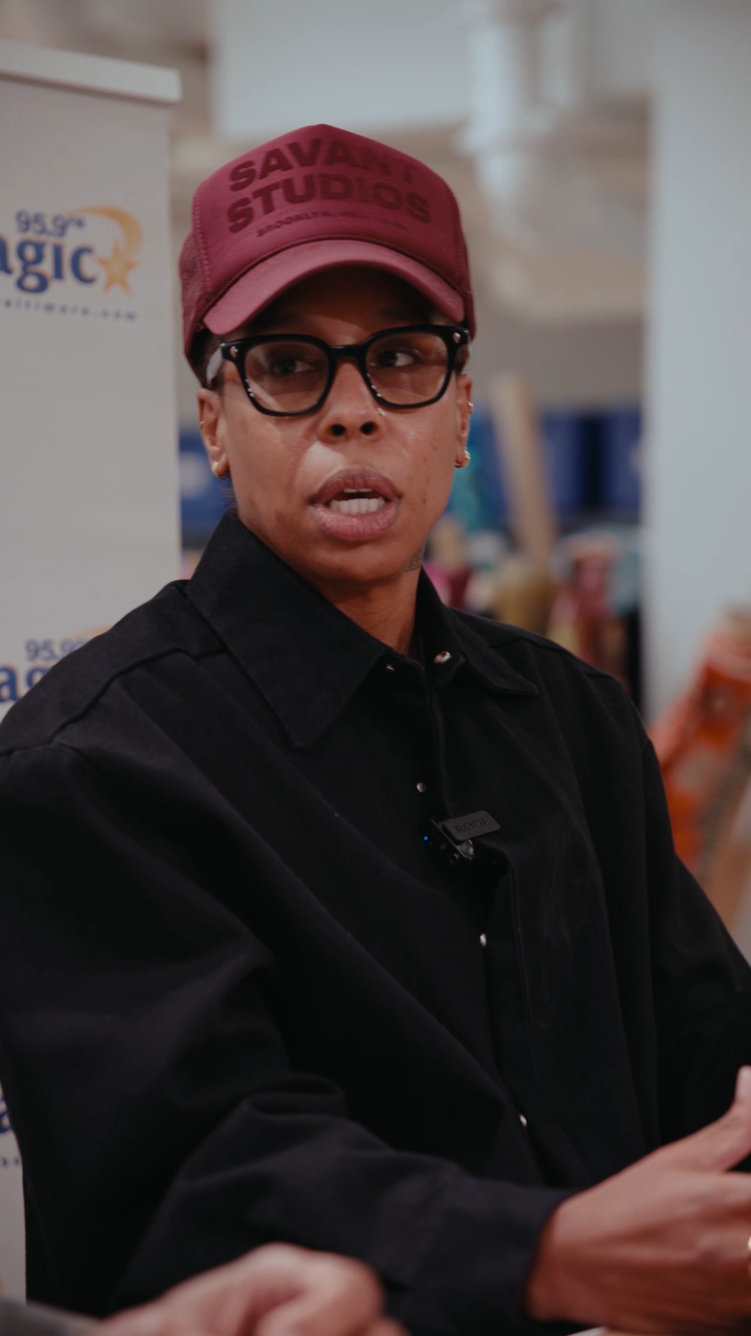 Instagram post by @lenawaithe for GLAAD. Caption reads: @LenaWaithe presents THE PECULIAR PATRIOT, running....