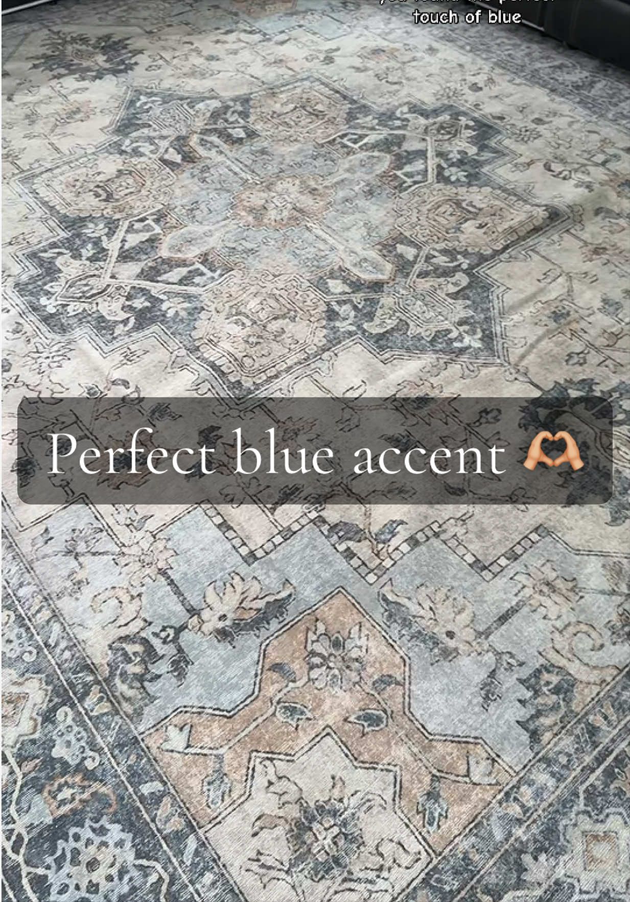TikTok post by @itskathleenbabes for Genimo. Caption reads: [...] washable rug… and it’s 66% off 💙 @GENIMO....