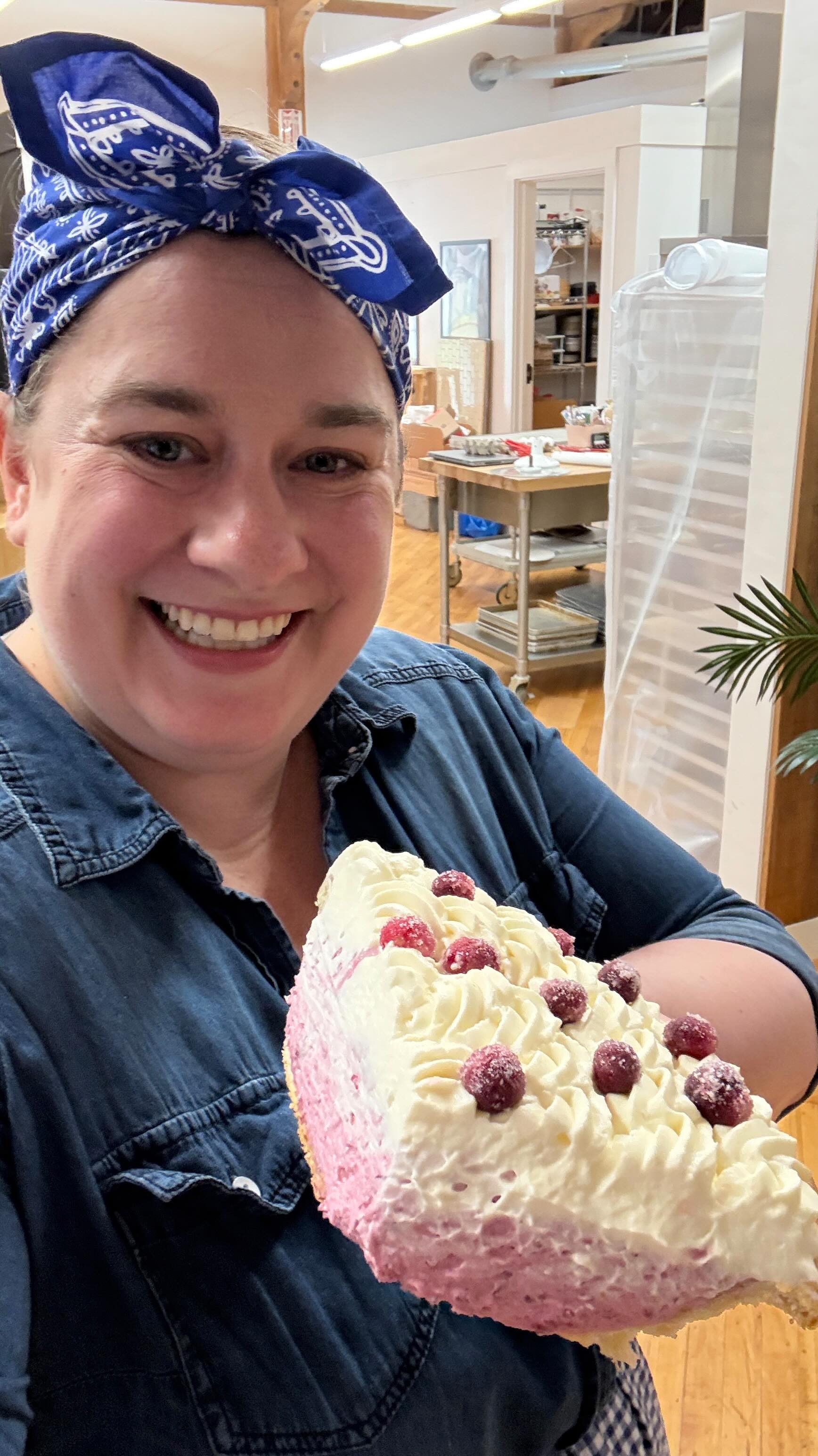 Instagram post by @emcdowell for King Arthur Baking Company. Caption reads: NOVEMBER PIE SCHOOL continues, and I finally get....