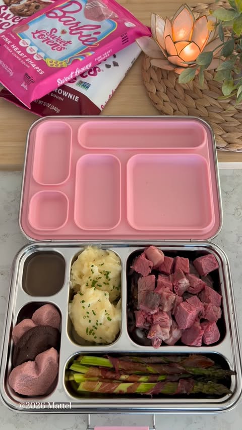 Instagram post by @tyler.yantt for Sweet Loren's. Caption reads: [...] prosciutto wrapped asparagus, @sweetlorens....