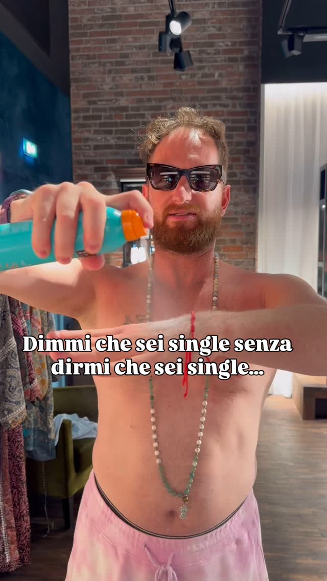 Instagram post by @mattiafumagallihello for Rituals Cosmetics. Caption reads: Singletudine da vendere? Qui ne abbiamo a....