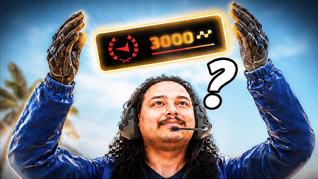 YouTube post by @trghostwolf for Skin.Club. Caption reads: TRYING TO GET MY FACEIT RANK! (MENTAL BREAKDOWN....