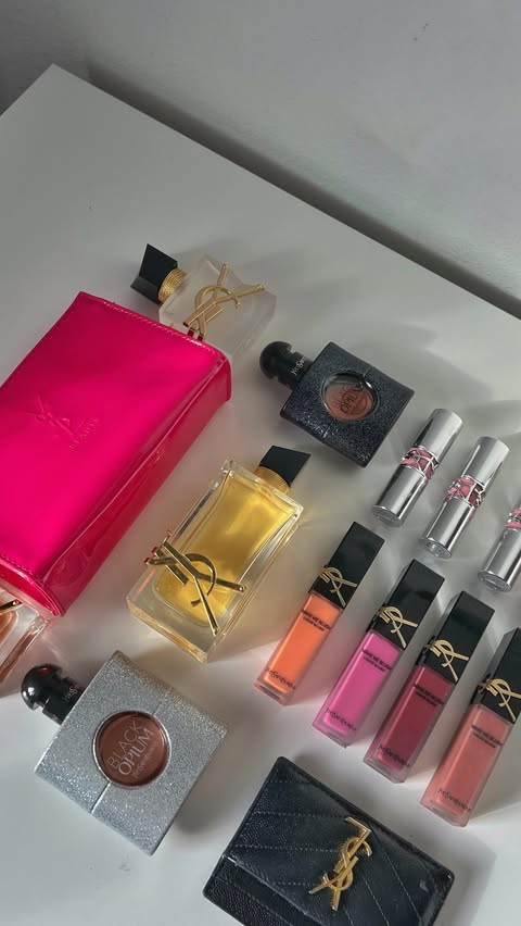 Instagram post by @adarlingspace for Saint Laurent. Caption reads: YSL liquid blushes are a favorite forever 💓 @ysl....