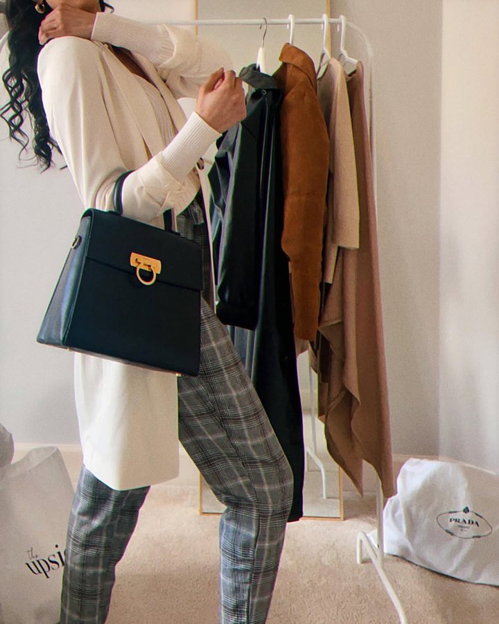 Instagram post by @lifewithimran for Mine & Yours. Caption reads: Spring Fashion🤍👸🏽✨.