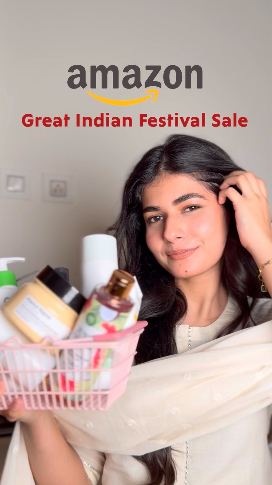 Instagram post by @harshkaursodhi for Just Herbs. Caption reads: The sale we’ve all been waiting for is finally....