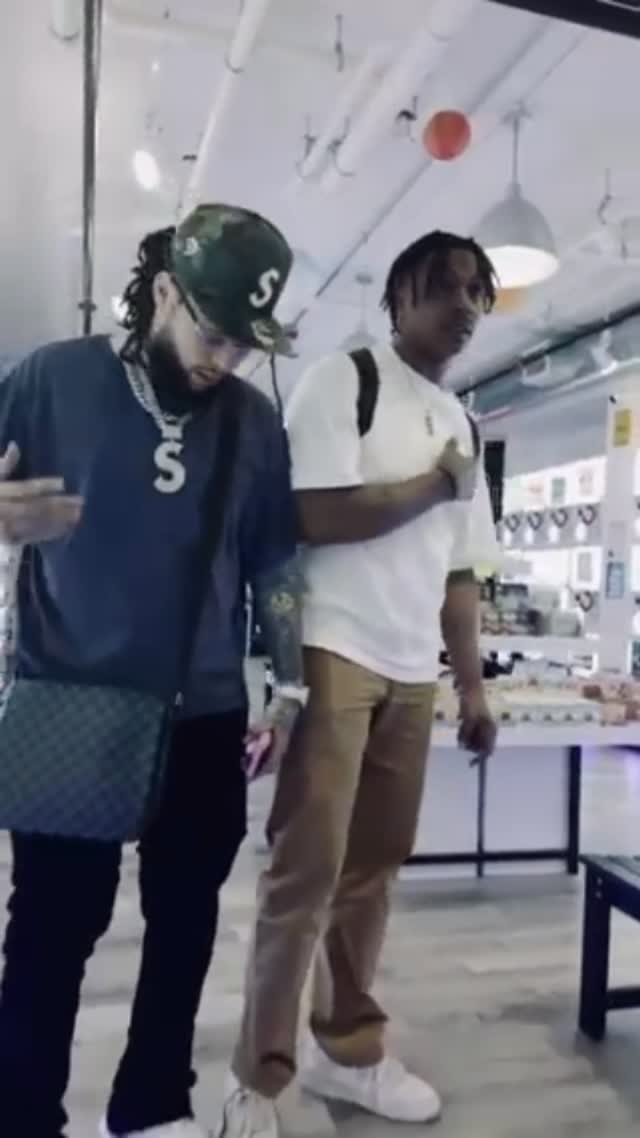 Instagram post by @omgstar777 for SoundCloud. Caption reads: RSL snippet ft @lilsunny333 produced by @dewhaunn....