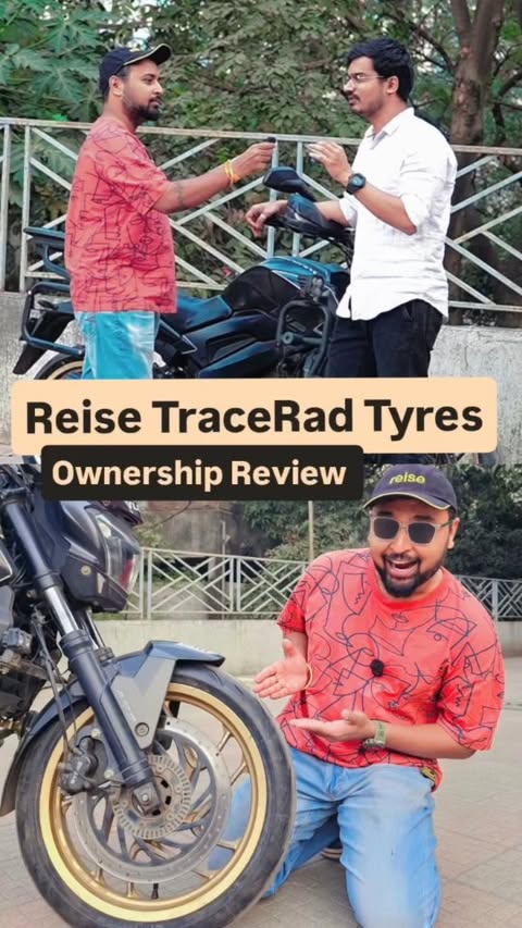 Instagram post by @wandersane for Reise Moto. Caption reads: Let's see customer feedback. Met a Dominar 400....