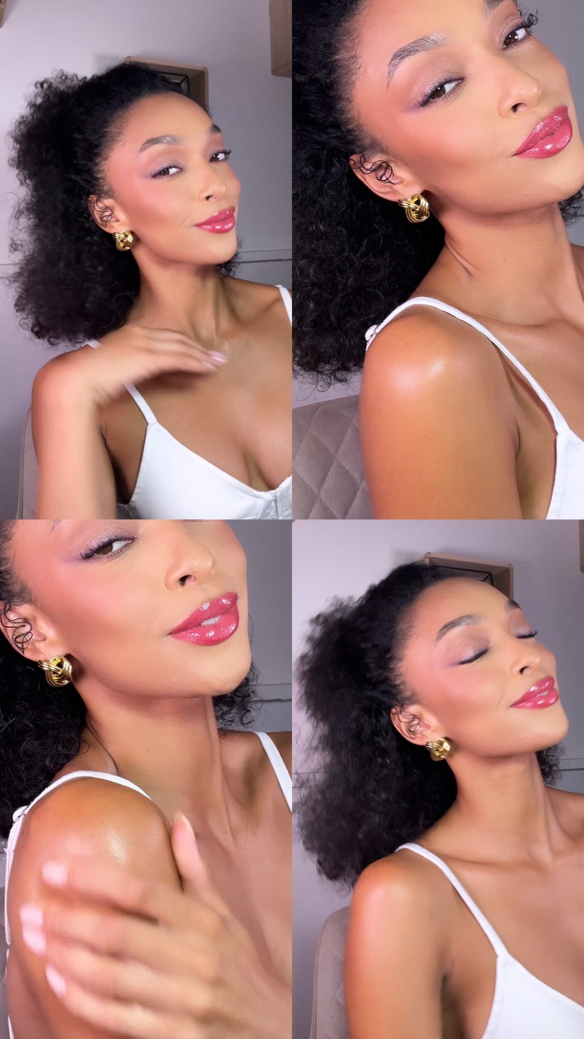 Instagram post by @ophelymezinooff for Revlon. Caption reads: Pourquoi est-ce que tu te maquilles ? Et depuis....