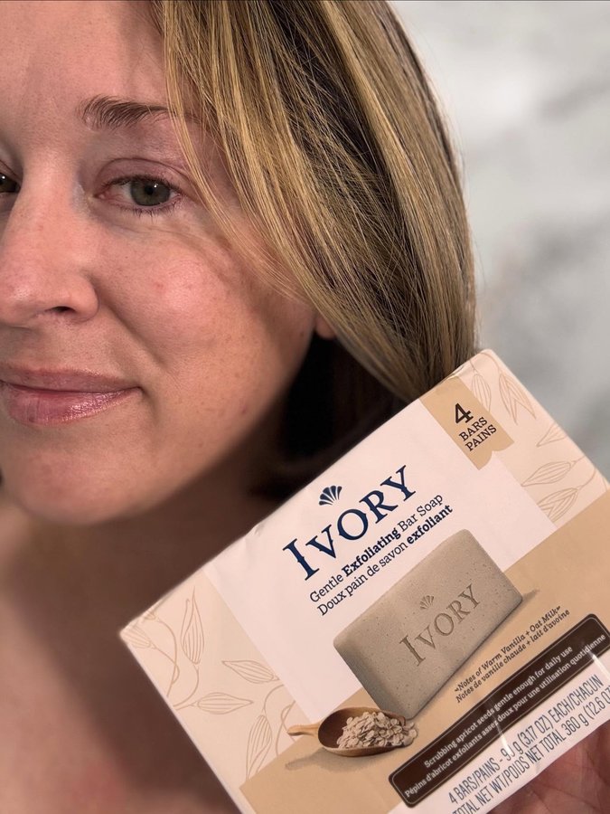 Instagram post by @susan_cook_82 for Ivory Soap. Caption reads: Complimentary from @influenster and @ivorysoap 🫧....