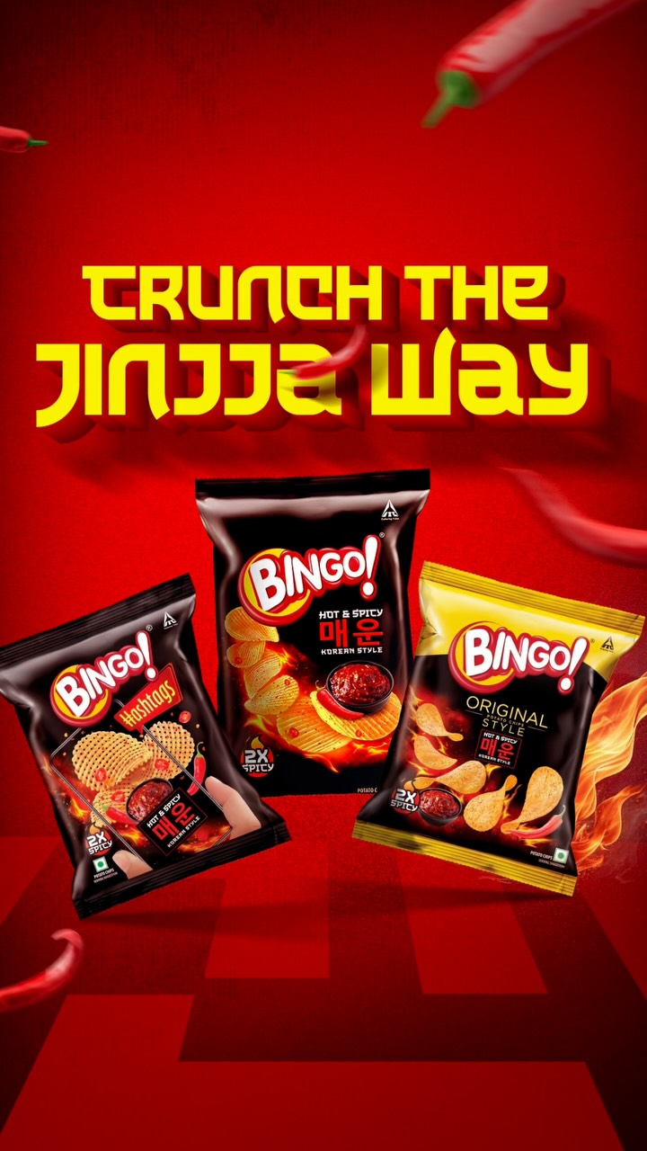 Instagram post by @luisrai_1111 for Bingo! Snacks. Caption reads: Tried the Jinjja hookstep once… now I can’t stop....