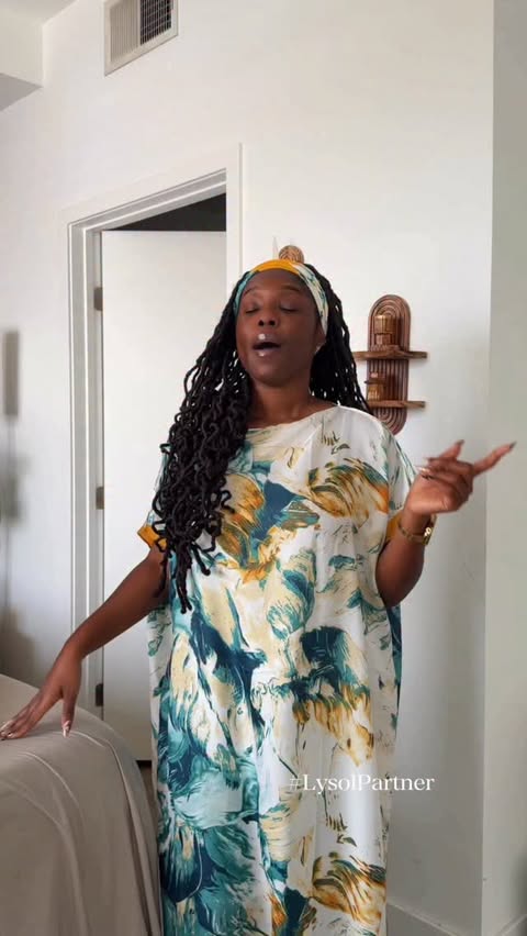 Instagram post by @nan.conbon for Lysol. Caption reads: #LysolPartner Lysol Disinfectant Spray Kills [...].